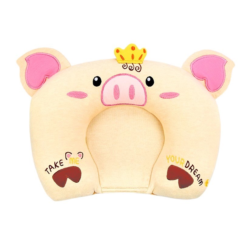 双漫婴儿枕头0-1岁新生儿定型枕防偏头透气宝宝0-6个月定型枕婴儿