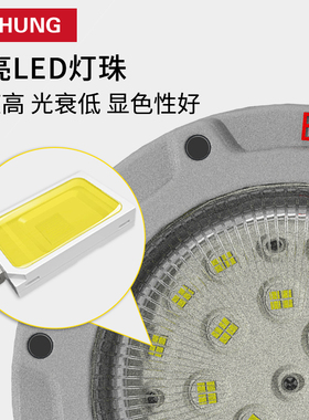 上鸿LED50W80W120180W防腐高光效化工厂加油站厂房照明灯具