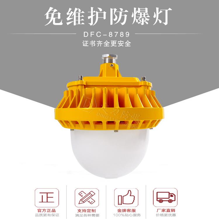 护栏式法兰式LED防爆平台灯DFC-8789/40W50W60W/防眩目灯罩平台灯
