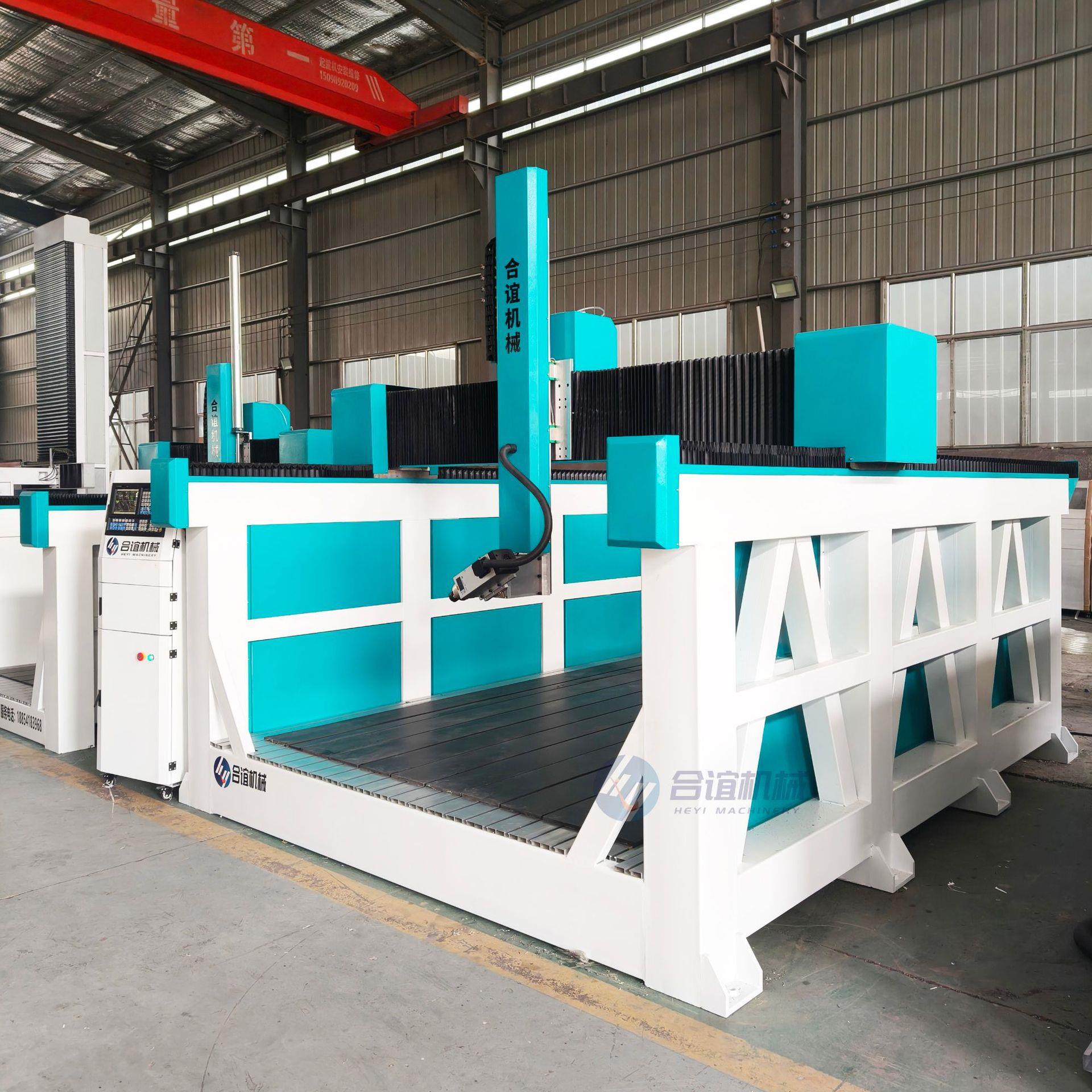 大型四轴摆头泡沫雕刻机木模模具雕塑EVA海绵塑料保丽龙雕铣加工