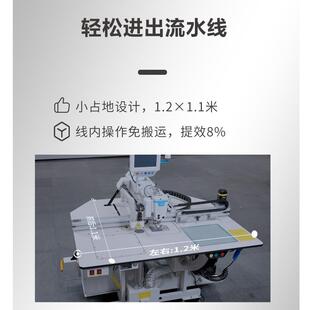 杰克M5线内工艺模板机开袋贴袋上拉链门襟领子挂面袖克夫激光切割