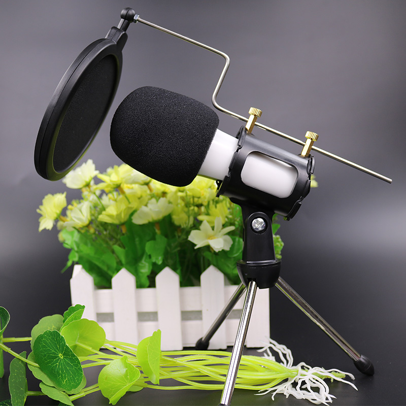 手机麦克风K歌话筒全民唱歌K歌神器电容小话筒带声卡安卓IOS通用