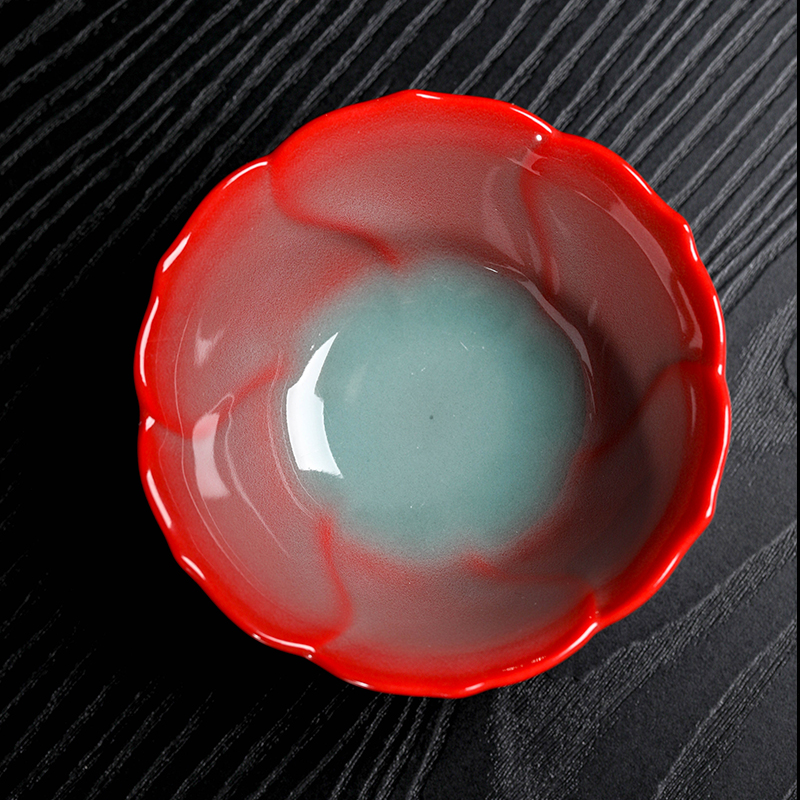 中式复古风礼物杯子红炉点雪杯收藏礼品套装瓷杯子办公室会议礼品