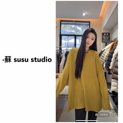 SU 长袖打底衫显瘦套头圆领防晒T恤  H0882