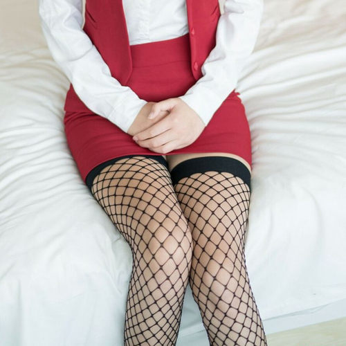 过膝袜长筒半截袜女夏季超薄黑丝