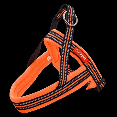 背心式遛狗狗牵引绳子胸背带柯基法斗萨摩耶泰迪中型大型犬狗链子