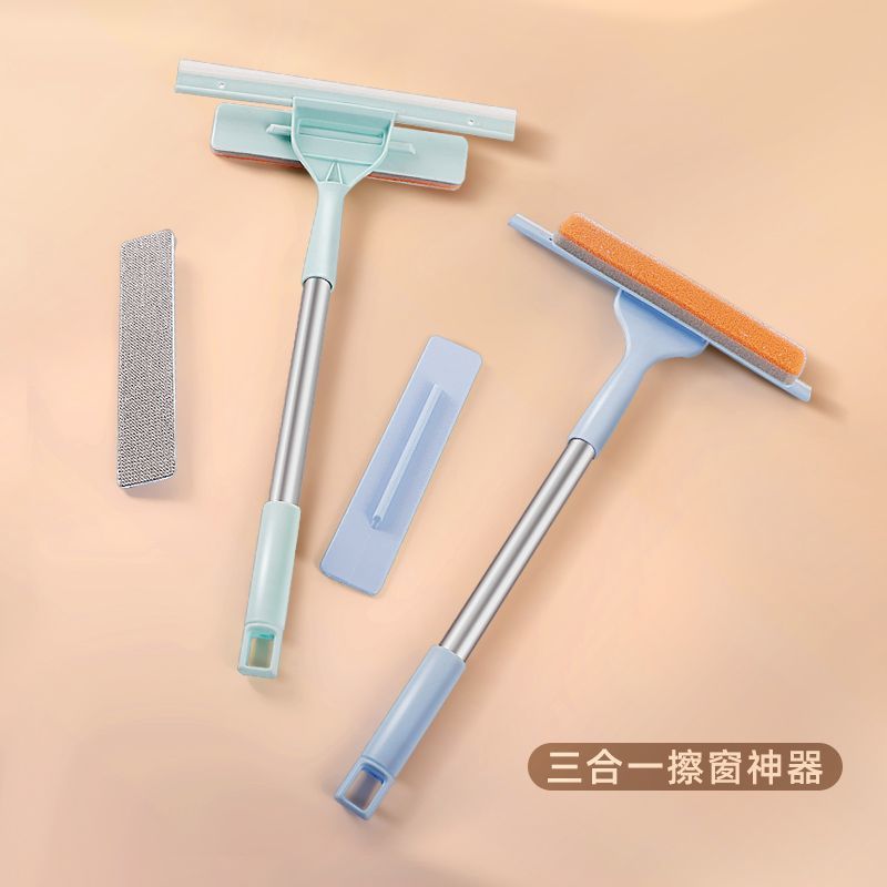 长杆玻璃刮水器不锈钢擦窗神器家用保洁擦玻璃刮桌面清洗纱窗