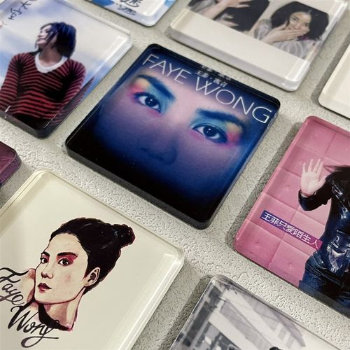 王菲专辑压克力磁吸冰箱贴只爱陌生人王靖雯唱游阿菲正传迷你王菲