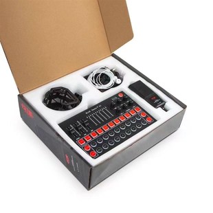 蓝音N1风尚版 手机电脑通用柏飞利OTG电脑游戏直播声 声卡直播套装