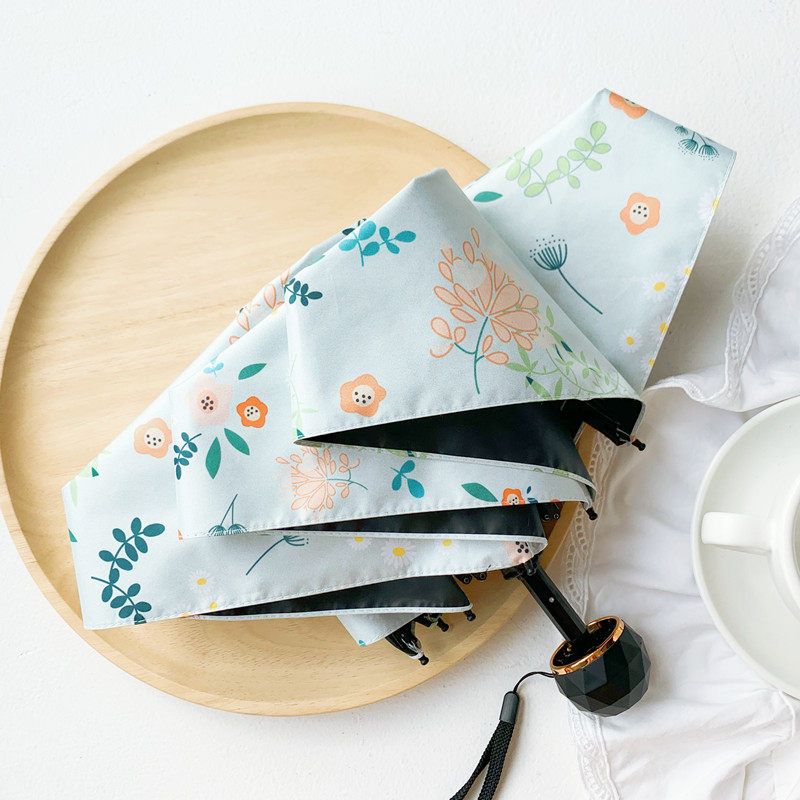 网红可爱太阳伞晴雨两用遮阳伞防紫外线女黑胶迷你小巧便捷防晒伞,居家日用,伞,淘宝优惠券,粉丝福利购,淘宝优惠卷