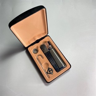 新款折叠烟斗打火机一体式两用充气斜火创意个性复古便携小巧金属