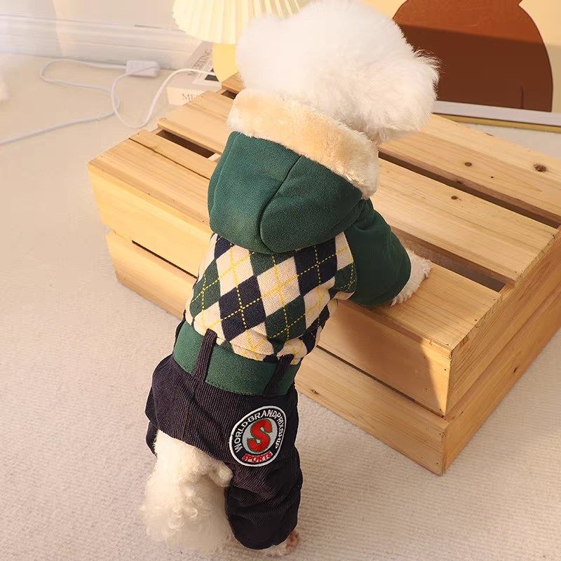 网红狗狗衣服秋冬款四脚泰迪比熊中小型犬冬季加绒加厚保暖棉衣,宠物/宠物食品及用品,狗宠物服装/雨衣,淘宝优惠券,粉丝福利购,淘宝优惠卷