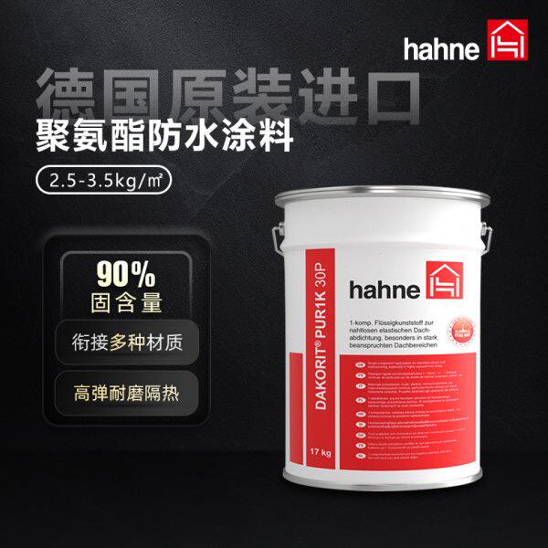 hahne悍能德国进口聚氨酯树脂屋顶隔热补漏建材料露窗台防水涂料