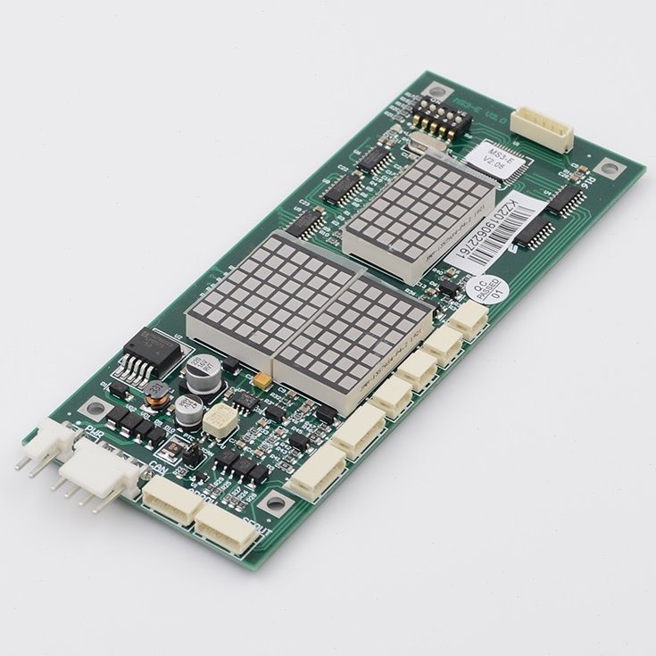 全新蒂森电梯楼层外呼显示板MS3-E V2.06显示屏MS5-E2.1配件包邮