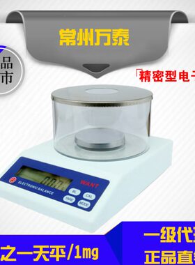 常州万泰WT3003K电子分析天平300g 1mg 千分之一精密天平/电子秤