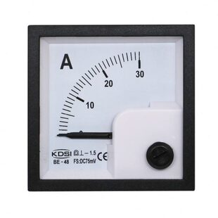 30A 厂家供应 直流电流测量仪表 DC75mV 指针式 配电柜用电表BE