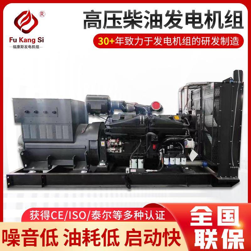 大型柴油发电机组足功率稳定输出限电地区常用高压柴油发电机组