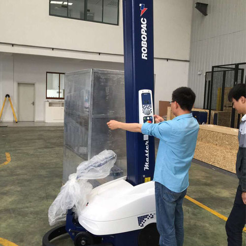 湖州缠绕机 湖州自动缠绕机 意大利ROBOPAC自走式缠绕机MASTER80