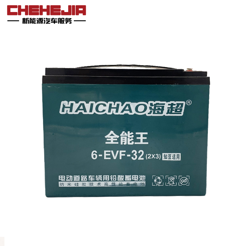 适配吉利知豆D1 301 D2s12V32a电动汽车免维护启动小电池铅酸电瓶