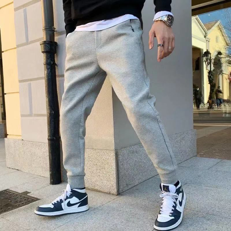 ZWUP运动裤男秋冬新款宽松棉质束脚卫裤青少年加绒针织休闲长裤子,男装,卫裤,淘宝优惠券,粉丝福利购,淘宝优惠卷