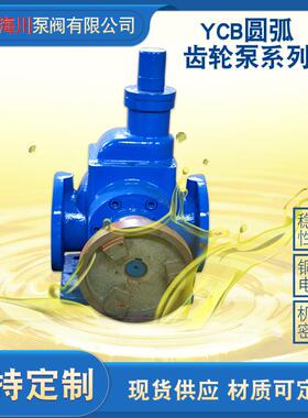 YCB6/0.6圆弧齿轮油泵润滑油泵抽油泵齿轮泵输油泵自吸泵