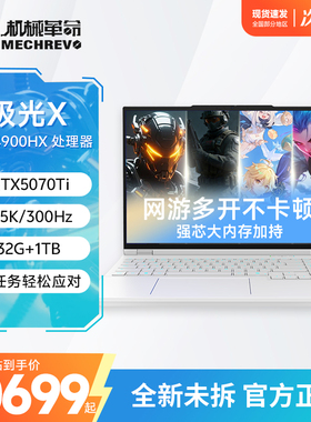 机械革命极光X14代i9 5070Ti高端网游多开电竞专用游戏笔记本电脑
