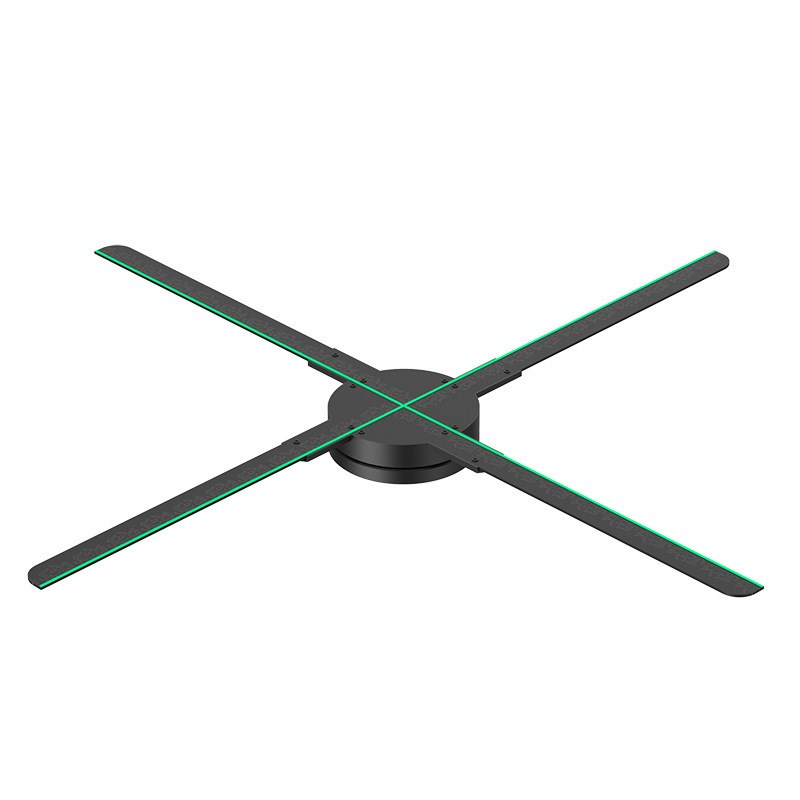 裸眼3d全息投影仪风扇广告机立体悬浮空气中成像LED透明拼接屏