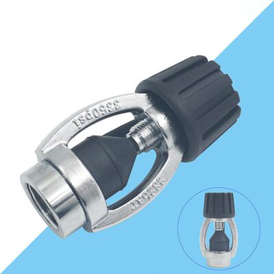 调节器转接头通用型呼吸一级头转换头气瓶接头DIN转YOKE潜水配件