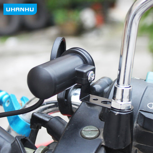 摩托车电动车改装配件鬼火车载手机USB充电器12v防水车充2.5A快充