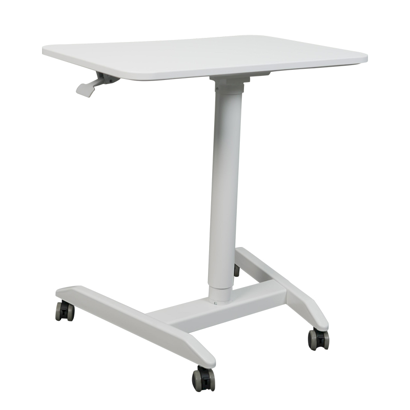 气动升降桌站立简约式自动沙发床边可移动懒人办公桌演讲台桌