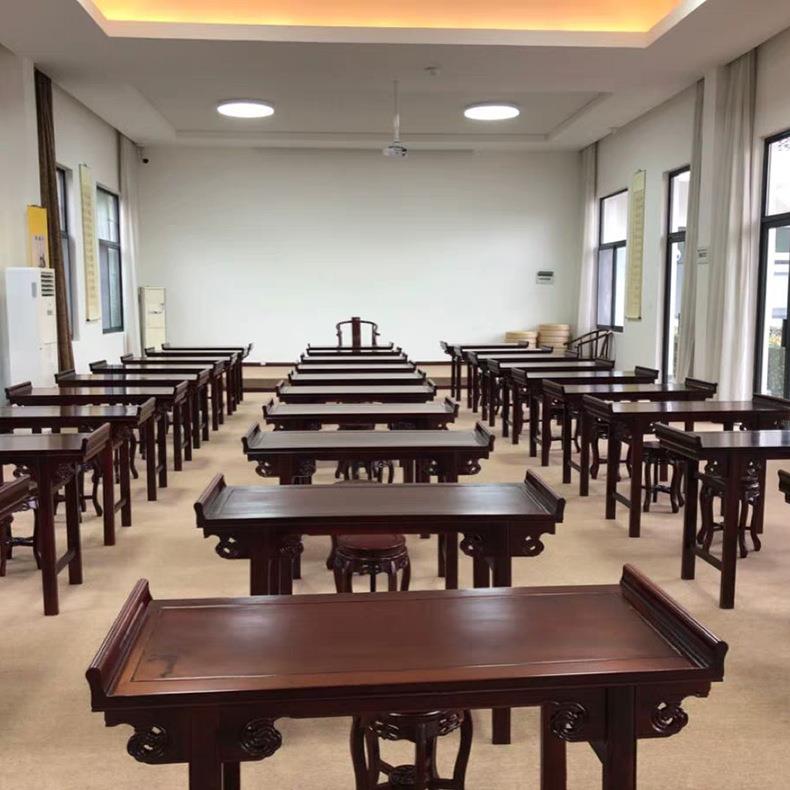 供桌中式仿古实木条案条几案台香案玄关桌神台贡桌书法课桌学习桌