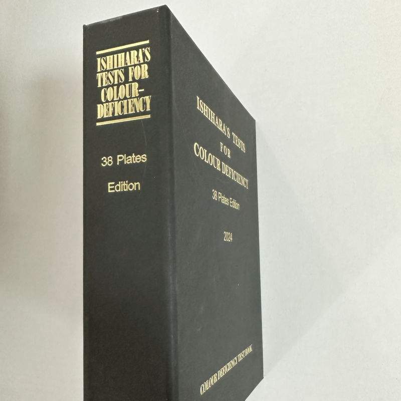 验光检查英文精装38plate视觉本色弱检查图辨色图谱 眼镜验光配件