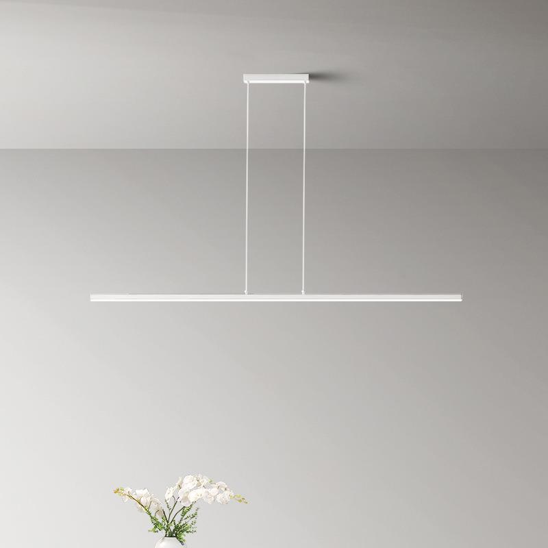 餐厅吊灯现代简约极简家用餐厅灯北欧设计师款一字长条餐桌灯吊灯