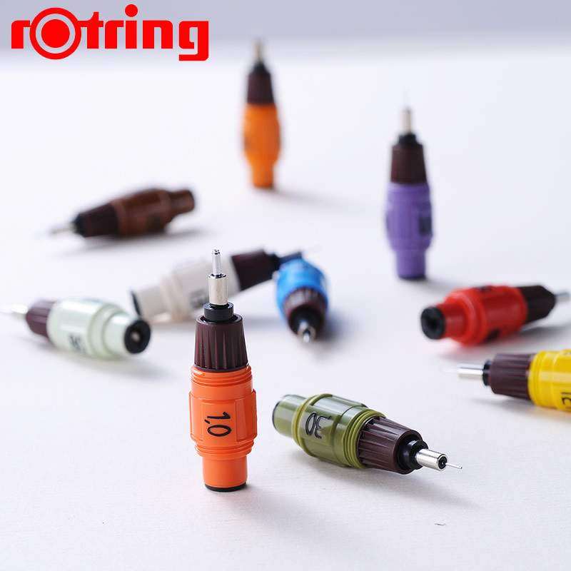 德国红环针管笔笔头可更换绘图针管笔尖针笔0.12345678针管笔头