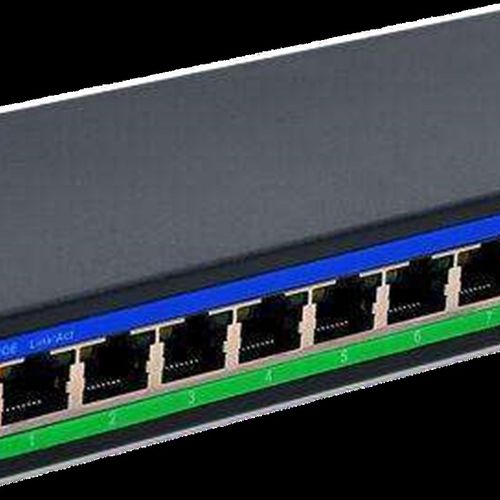 POE交换机 5/9/16/18/24口监控千兆家用以太网络分流器路