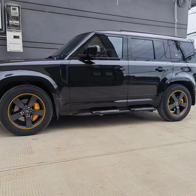 路虎揽胜运动行政版卫士汽车轮毂保护圈金属轮毂防蹭刮条改装