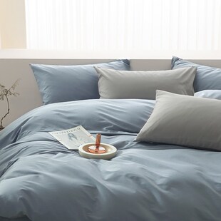 全棉咖啡白色黄色蓝色灰色1米8床上2米床笠款2米x2米2大床四件套