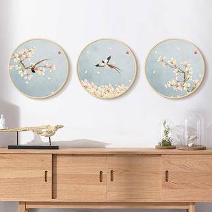 圆形花鸟装 NuSun 2500g新中式 泰迪幼犬犬粮 饰画客厅背景组 贵宾