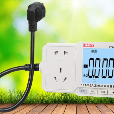 优利德UT230E 16A工业定时功率计量插座空调/电热水器/电磁炉等