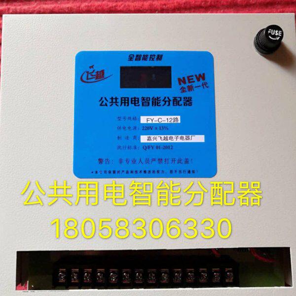 公共用电智能分配器FY-C-12路大功率均分器3000W输出楼道分配器