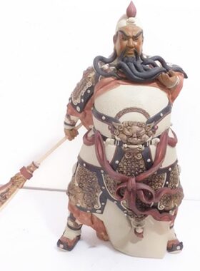 关公关帝 陶瓷工艺品摆件石湾公仔 家居饰品摆设 送礼 关羽 云祥