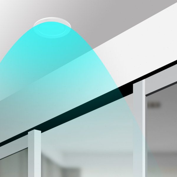 C川木吸顶式微波探头自动门感应器探头通用自动门微波感应204X