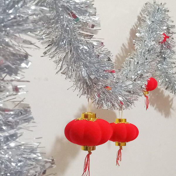 节庆圣诞加粗毛条吊顶装饰拉花彩带学校活动彩条舞台果篮装饰围边