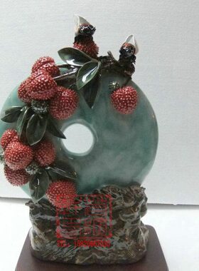 陶瓷工艺品 石湾公仔 荔枝 大展鸿图 原作