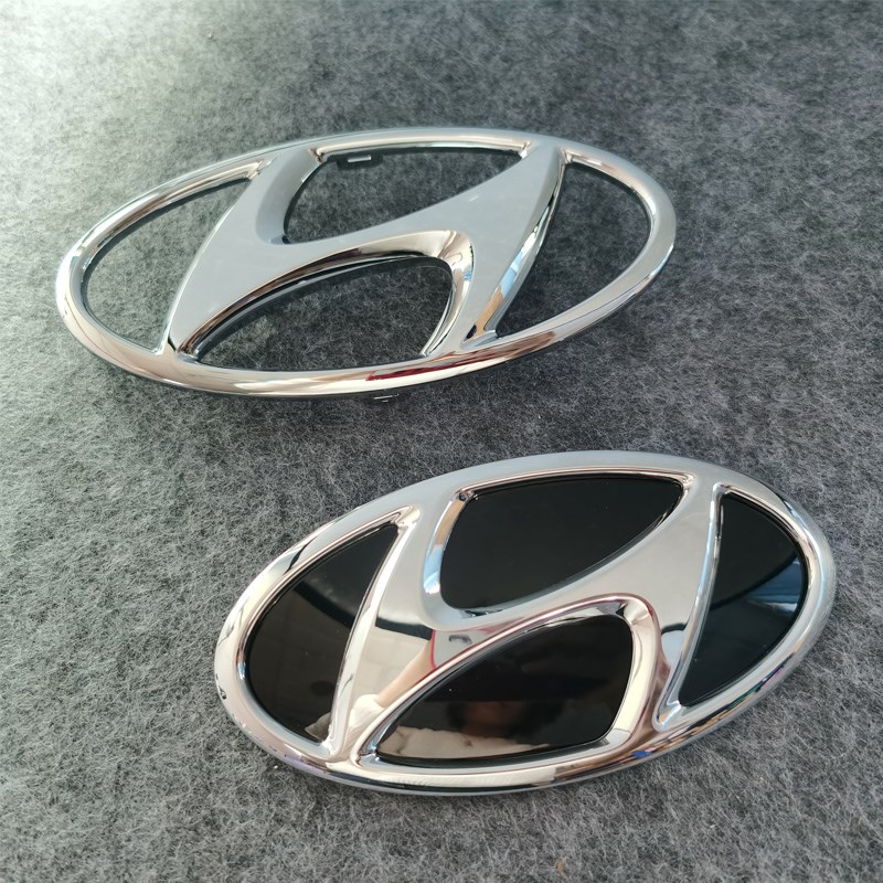 适用于现代菲斯塔悦纳前中网车标后备箱标后标老款悦纳行李箱车标