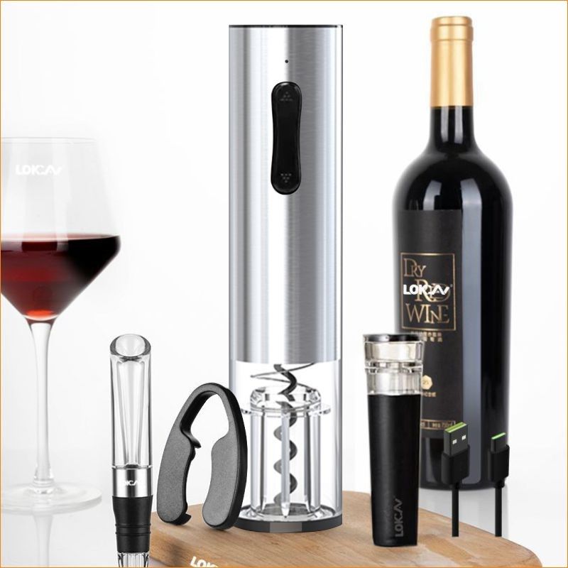 电动红酒开瓶器家用充q电启瓶器不锈钢全自动开瓶器电动开瓶器