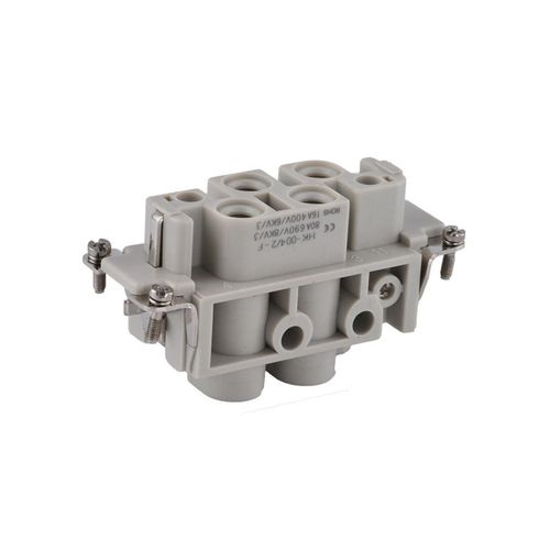 矩形重载连接器 4芯公母对插针 航空插头插座 KQ-004/0-M/F