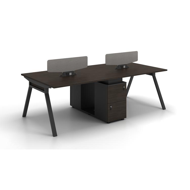 职员办公桌椅组合四人位简约现代办公室桌屏风工位电脑桌卡座