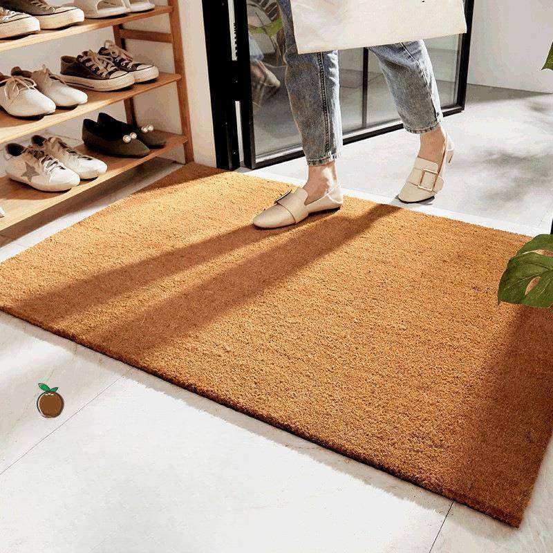 天然椰棕丝椰子椰壳纤维除尘入户进门大门口户外地毯地垫脚垫枫拓