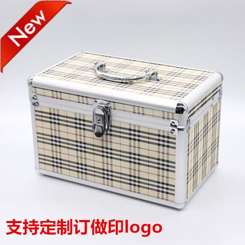 双层化妆箱采耳工具箱美甲工具箱足疗足浴技师工具箱美发箱手提箱